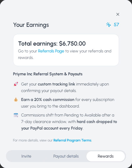 Priyme Inc Affiliate Program
